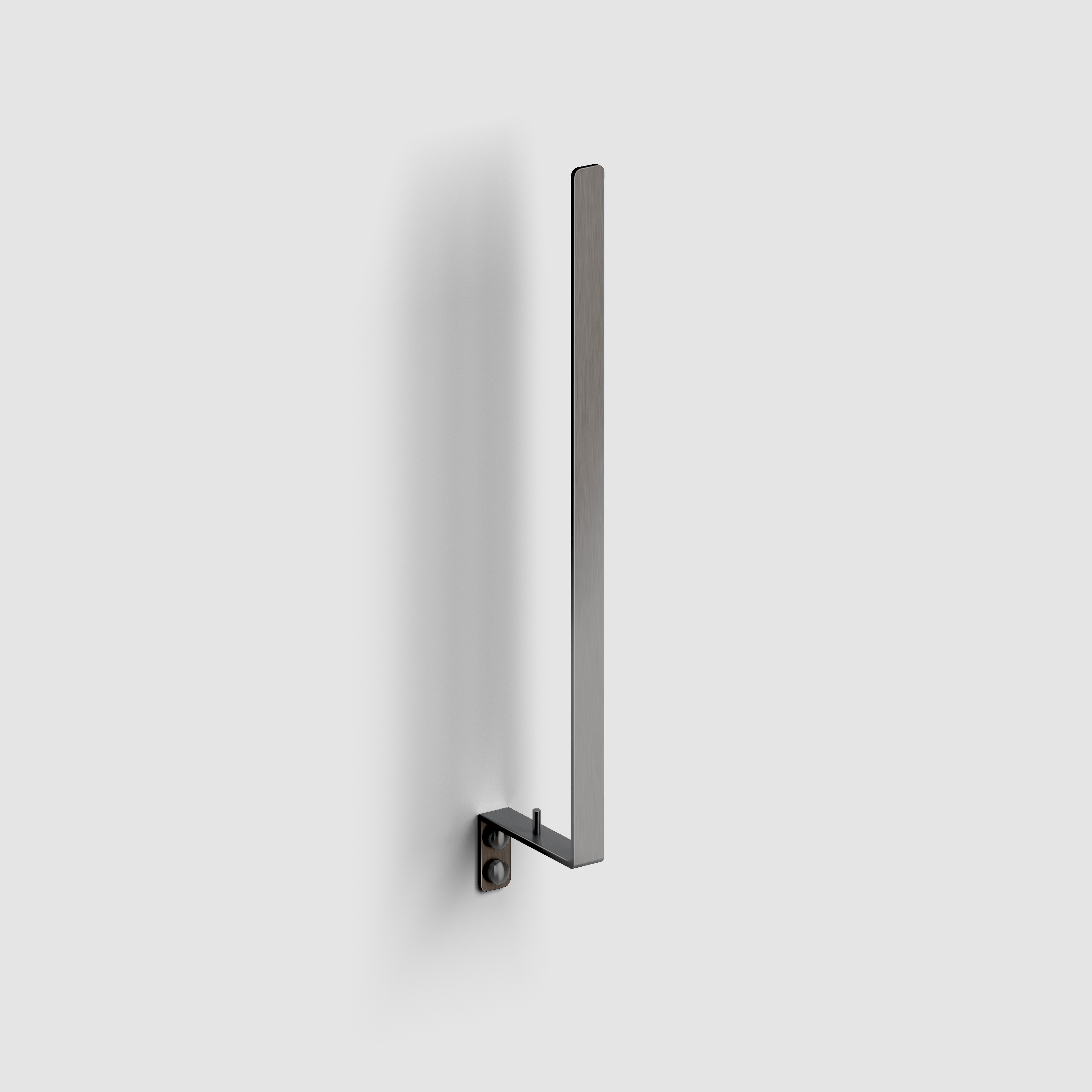 Clou Fold reserverolhouder t.b.v. 3 stuks, gunmetal geb. PVD